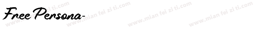Free Persona字体转换